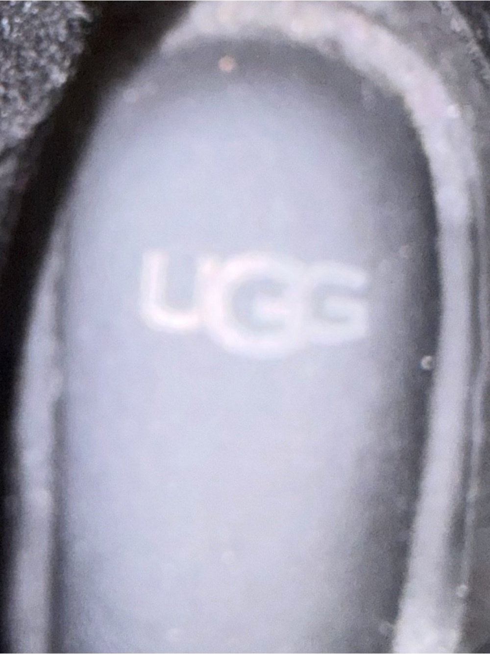 Ugg Noe Combat Moto Leather Black Lug Sole Buckle Boot Women Sz 8 Military Cop - Picture 7 of 7